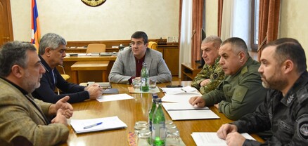 Արցախի նախագահը ուժային կառույցների ղեկավարների մասնակցությամբ խորհրդակցություն է անցկացրել