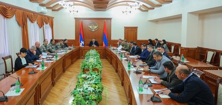 Արցախի պետնախարարը քաղպաշտպանության հարցերով խորհրդակցություն է հրավիրել