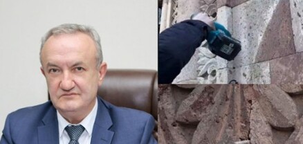 Կլինի ճաք, կլինի անցք, քաղաքապետարանը կվերականգնի․ ԿԳՄՍ նախարարն` ամանորյա զարդարանքի համար պատմական հուշարձանները վնասելու մասին