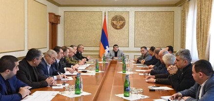 Արցախի նախագահի գլխավորությամբ անցկացվել է ԱԽ ընդլայնված նիստ