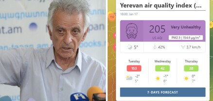 Երևանի օդն աշխարհում ամենաաղտոտվածներից է