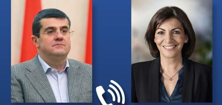 Նախագահ Արայիկ Հարությունյանը հեռախոսազրույց է ունեցել Փարիզի քաղաքապետ Անն Իդալգոյի հետ