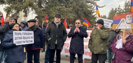 Ազգային-ժողովրդավարական բևեռը «Շրջափակում` հանուն ապաշրջափակման» հերթական ակցիան է անցկացրել ռուսական 102-րդ ռազմաբազայի մոտ