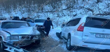 Սյունիքում բախվել են Lexus-ն ու GAZ 3110-ը, կան վիրավորներ. shamshyan.com