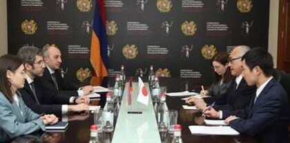 Գրիգոր Մինասյանը Ճապոնիայի դեսպանին է ներկայացրել արդարադատության ոլորտի բարեփոխումները