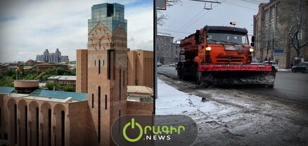 Բացի արևից` 48 մեքենա է դուրս եկել ձնամաքրման աշխատանքների. երեխաները ձնագնդի չեն խաղա
