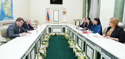 Աննա Վարդապետյանը հանդիպել է ՌԴ արտակարգ և լիազոր դեսպան Սերգեյ Կոպիրկինի հետ