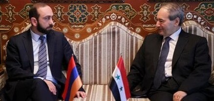 Արարատ Միրզոյանը հանդիպել է Սիրիայի ԱԳ նախարարի հետ. քննարկել են տարածաշրջանային անվտանգության խնդիրները