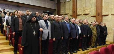 Արայիկ Հարությունյանը ներկա է գտնվել Արցախի Վերածննդի օրվան նվիրված հանդիսավոր միջոցառմանը