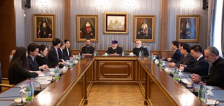 Ամենայն Հայոց Կաթողիկոսն ընդունել է Կորեա-Հայաստան բարեկամական խմբի պատվիրակությանը