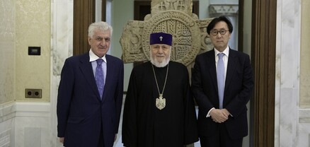 Ամենայն Հայոց Կաթողիկոսն ընդունել է Հայաստանում Կորեայի նորանշանակ դեսպանին