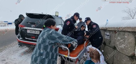 Կոտայքի մարզում վրաերթի են ենթարկվել մերկասառույց ճանապարհներին վարորդների անվտանգությունը պահպանող պարեկները․ shamshyan.com