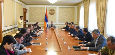 Արցախի նախագահը իրավապահ համակարգի ղեկավար կազմի հետ խորհրդակցություն է հրավիրել