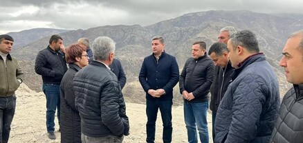 Խոտ-Որոտան ճանապարհի մի հատված փլուզվել է. Սանոսյանը Սյունիքում է