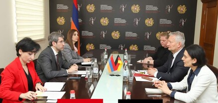 Գրիգոր Մինասյանը Գերմանիայի արտակարգ և լիազոր դեսպանի հետ քննարկել է իրավական փոխօգնության ոլորտների վերաբերյալ հարցեր