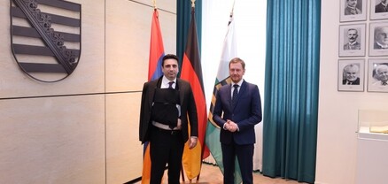 Ալեն Սիմոնյանը ԳԴՀ Սաքսոնիա երկրամասի վարչապետին ներկայացրել է ՀՀ և «հայաբնակ ԼՂ»-ի առջև ծառացած անվտանգային խնդիրները