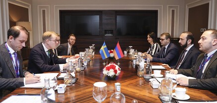 Արարատ Միրզոյանը հանդիպել է Շվեդիայի ԱԳ նախարարի հետ