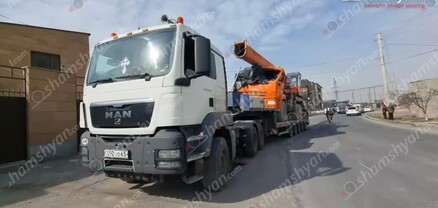 MAN բեռնատարը կոտրել է գազատար խողովակը․ սկսվել է գազի արտահոսք․ shamshyan.com
