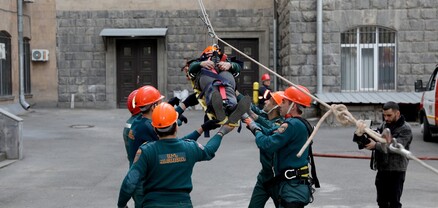 ԵՊՀ-ում  անցկացվել է քաղաքացիական պաշտպանության միջազգային օրվան նվիրված ցուցադրական ուսումնավարժություն