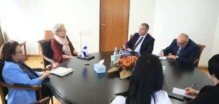 Վահան Քերոբյանը Ֆինլանդիայի դեսպանի հետ քննարկել է երկկողմ տնտեսական կապերի ամրապնդման հնարավորությունները