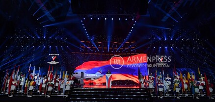 Ծանրամարտի Եվրոպայի առաջնության բացման հանդիսավոր արարողությունը մարզահամերգային համալիրում