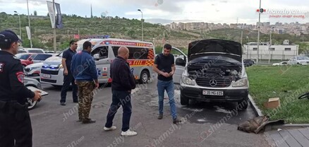 «Դալմա Գարդեն մոլ»-ի մոտ հրդեհ է բռնկվել Mercedes Vito-ում. shamshyan.com