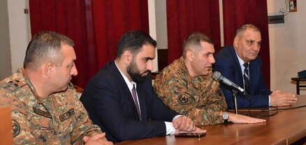 Վազգեն Սարգսյանի անվան ռազմական համալսարանի ղեկավարությունը հանդիպել է Գեղարքունիքի մարզի դպրոցականների հետ