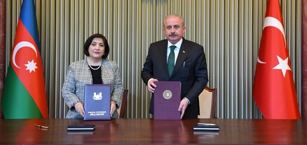 Թուրքիայի և Ադրբեջանի խորհրդարանների նախագահները համագործակցության արձանագրություն են ստորագրել