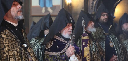 Կաթողիկոսի նախագահությամբ կատարվեց հոգեհանգստյան կարգ հայրենյաց պաշտպանների հոգիների խաղաղության համար