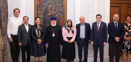 Ամենայն Հայոց Կաթողիկոսն ընդունել է մեքսիկացի սենատորներին