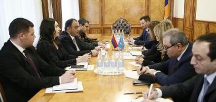 Վահե Ղազարյանն ընդունել է ՄԱԿ-ի զարգացման ծրագրի հայաստանյան գրասենյակի մշտական ներկայացուցչին