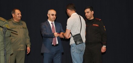 Արմավիրում պարգևատրվել են ծառայությունն ավարտած պահեստազորայիններն ու 44-օրյա պատերազմի մասնակիցները