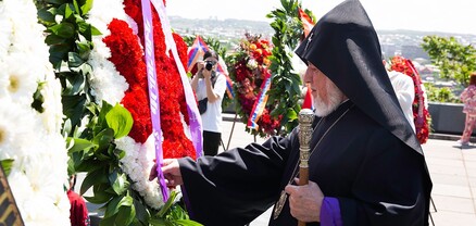 Ամենայն Հայոց Կաթողիկոսն այցելեց «Հաղթանակ» զբոսայգի