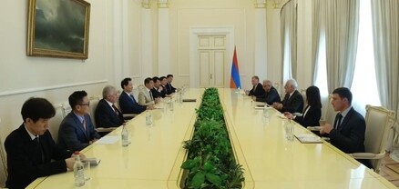 Վահագն Խաչատուրյանն ընդունել է Կորեայի Հանրապետության նախագահի հատուկ բանագնաց Չան Սոն Մինին
