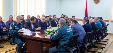 Տավուշի մարզպետարանում տեղի է ունեցել շտաբային ուսումնավարժություն