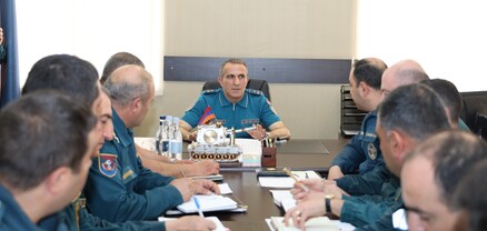 ՆԳՆ ՓԾ տնօրենն աշխատանքային այցով եղել է Երևանի փրկարարական վարչությունում