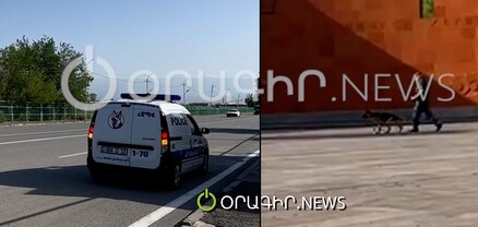 Փաշինյանի՝ Սարդարապատ այցից առաջ տարածքը շները ստուգում են