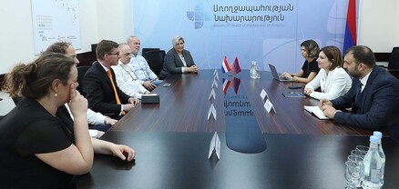 Նիդերլանդներից ժամանած փորձագետների թիմը հանդիպել է առողջապահության նախարարի հետ