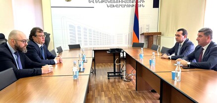 Գնել Սանոսյանն ընդունել է «ԳեոՊրոՄայնինգ» ընկերությունների խմբի նախագահին