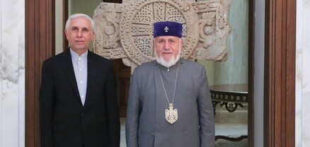 Կաթողիկոսն Իրանի հեռացող դեսպանին մաղթել է նորանոր հաջողություններ