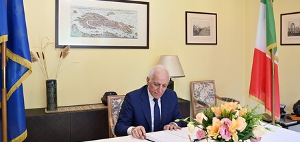Նախագահ Վահագն Խաչատուրյանն այցելել է Հայաստանում Իտալիայի դեսպանատուն