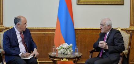 Նախագահ Վահագն Խաչատուրյանն ընդունել է Freedom house կազմակերպության նախագահին
