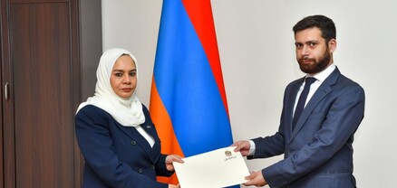 ԱՄԷ-ի նորանշանակ դեսպանն իր հավատարմագրերի պատճենն է հանձնել ՀՀ ԱԳ նախարարի տեղակալին