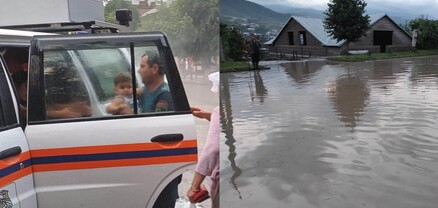 Իջևանում հորդառատ անձրևը լցվել է տներ և շինություններ