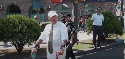 «Գնացեք Բաքու» ասող անցորդը Ռոբերտ Աբաջյանի տխրահռչակ կեղծ պապիկն է