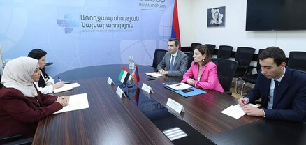 Առողջապահության նախարարն ու ԱՄԷ դեսպանը քննարկել են երկկողմ համագործակցության հարցերը