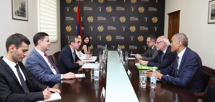 Կարեն Կարապետյանն ու Խրիստոս Յակումոպուլոսինը քննարկել են Արդարադատության նախարարության բարեփոխումների օրակարգը