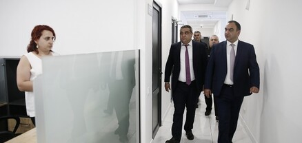 ՆԳՆ նախարարը մեկամյակի կապակցությամբ այցելել է Տեսալուսանկարահանող էլեկտրոնային համակարգերի կառավարման կենտրոն