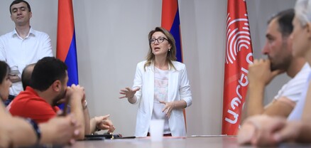 Տեղի է ունեցել «Ապրելու երկիր» կուսակցության Երևանի տարածքային թիմերի հանդիպումը նախագահ Մանե Թանդիլյանի հետ