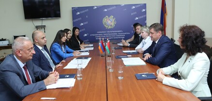 Գեղամ Գևորգյանը հյուրընկալել է Բելառուսի հակամենաշնորհային կարգավորման և առևտրի նախարարին